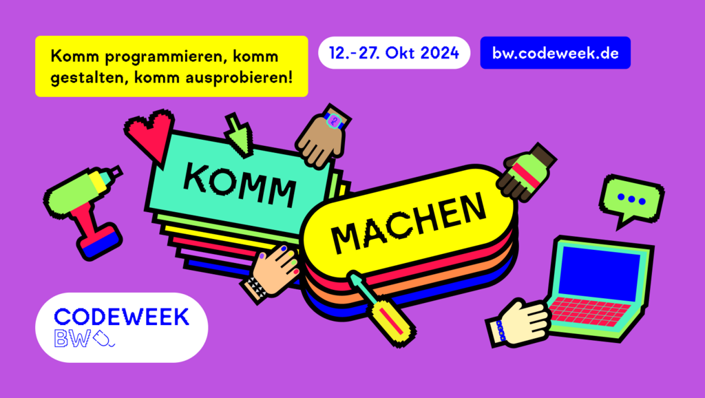 "Endless Coding" - Abschlussveranstaltung der Code Week Baden-Württemberg 2024 an der RWU Hochschule Ravensburg-Weingarten