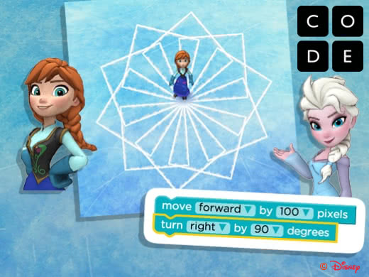 Zauberhafte Programmierabenteuer mit Anna und Elsa