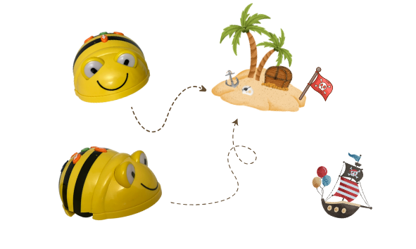 Bee-Bot auf Schatzsuche