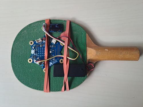 Kräfte messen mit Sensoren beim Tischtennis